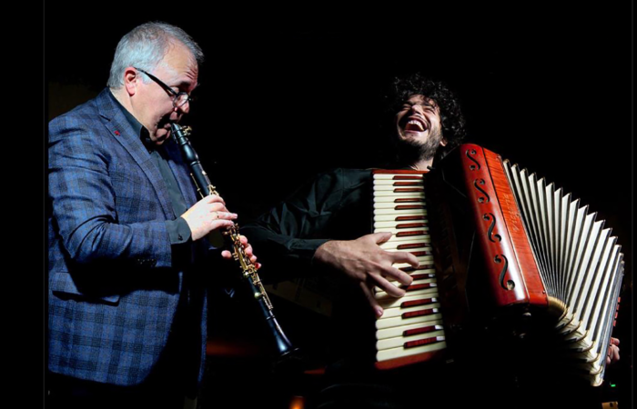 Nicola Giammarinaro, clarinettista, e Roberto Gervasi, fisarmonicista