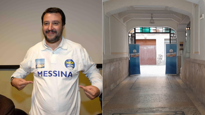 Salvini, cena a sorpresa a Messina con i candidati della Lega