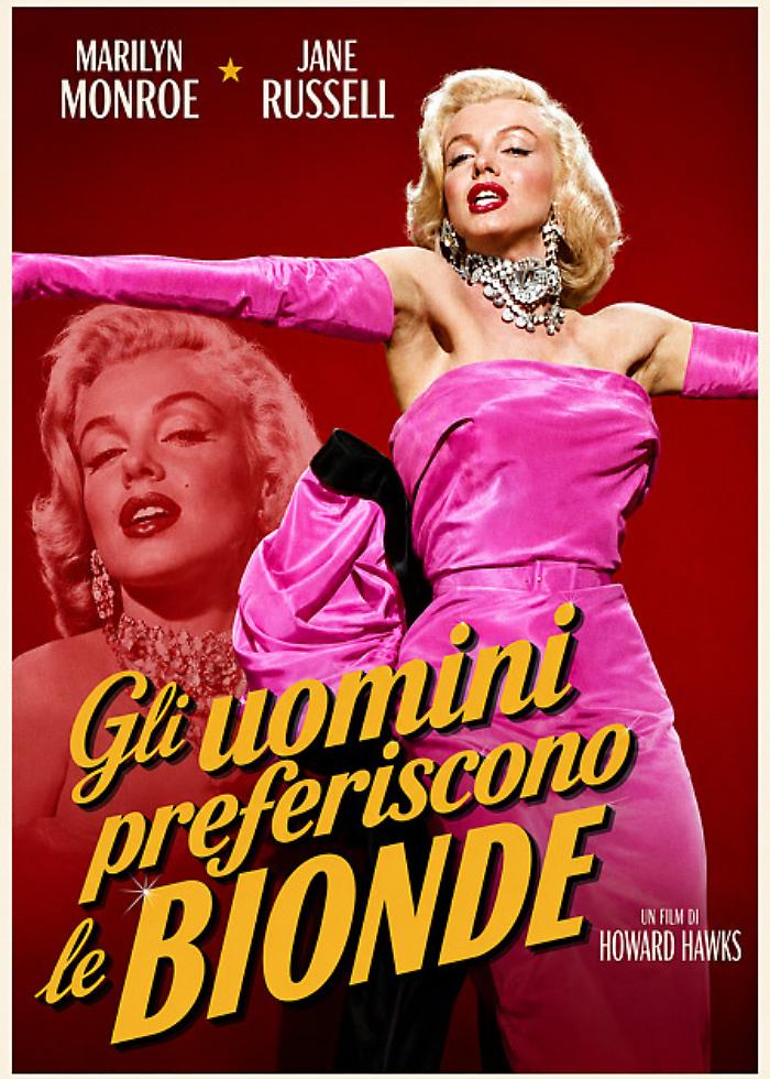 Locandina film "Gli uomini preferiscono le bionde"