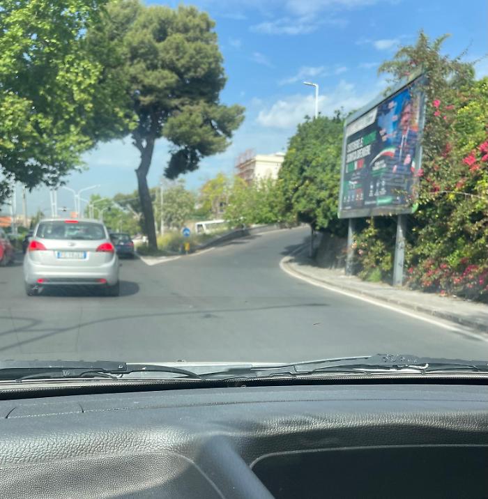 Catania svincolo per via Santa Sofia