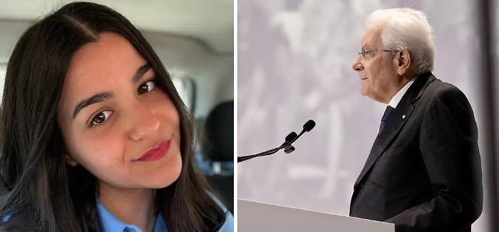Claudia Savarino, il presidente della Repubblica Sergio Mattarella