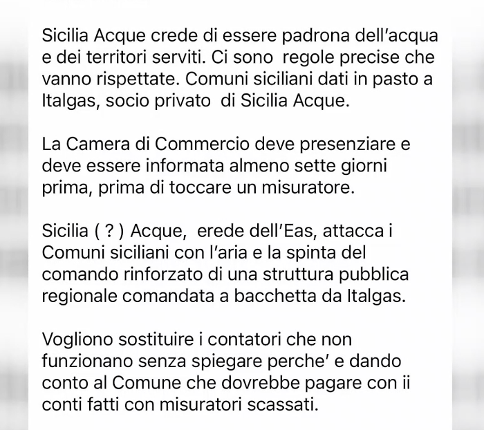 Vittoria, esplode la guerra dell'acqua: ma ora forse c'&egrave; una tregua