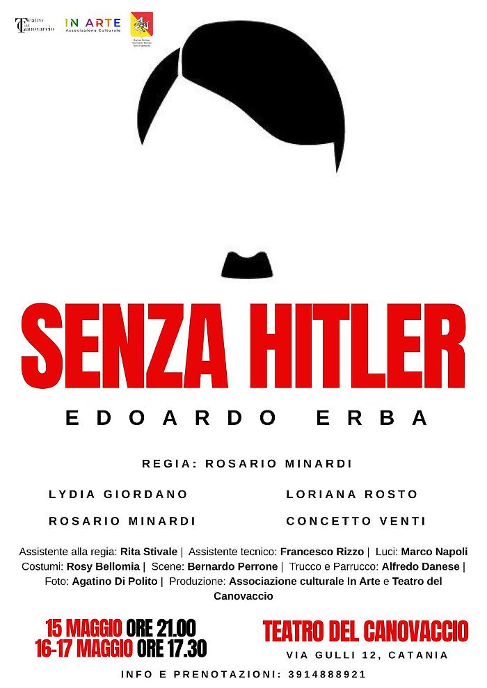 Locandina spettacolo Senza Hitler