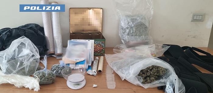 A Trappeto arrestato un pregiudicato col "pollice verde", aveva due chili e mezzo di marijuana