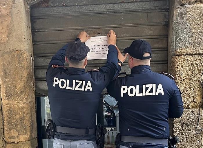 Bar di Caltagirone sospeso per 7 giorni: ritrovo abituale di pregiudicati