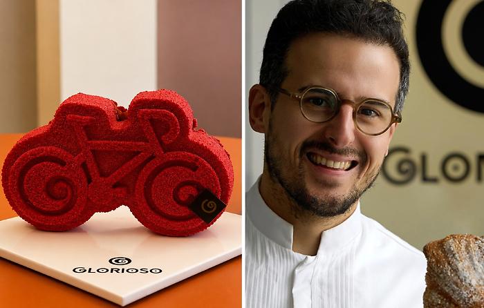 La biciG di Emilio Glorioso: il dolce di un siciliano che da Verbania pedala al Giro d'Italia
