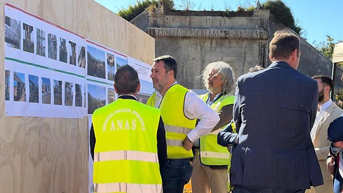 Viadotto Maddalusa ad Agrigento, l'annuncio di Salvini: "Riaprir&agrave; entro ottobre"