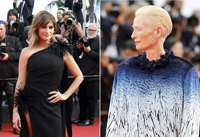 da sinistra Penelope Cruz, Tilda Swinton