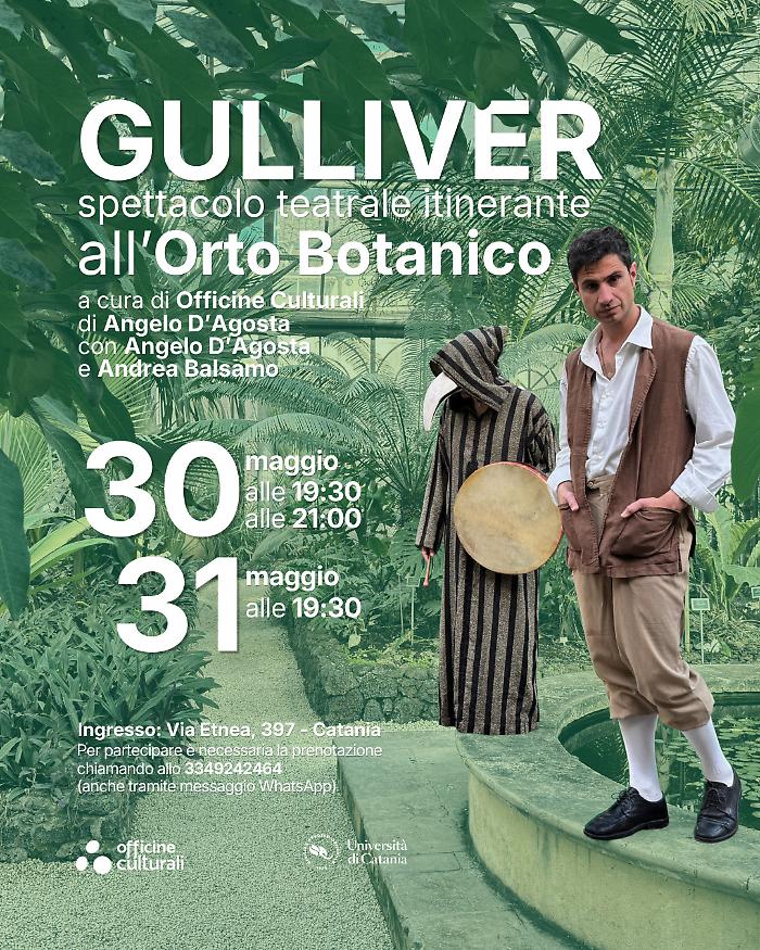 Catania Orto Botanico spettacolo GULLIVER