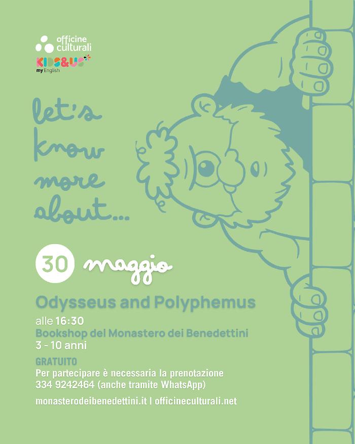 Storytime in inglese: Odisseo e Polifemo al Monastero dei Benedettini
