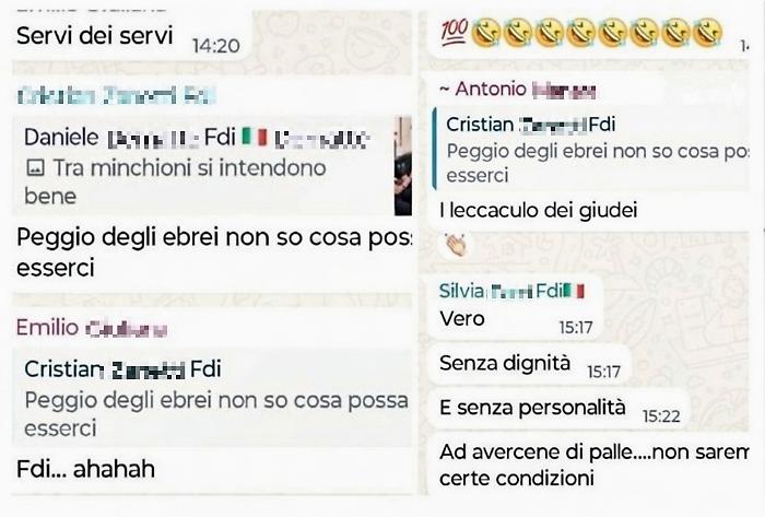 "Non so cosa ci sia peggio degli ebrei": lo scandalo delle chat di FdI finisce in Parlamento 