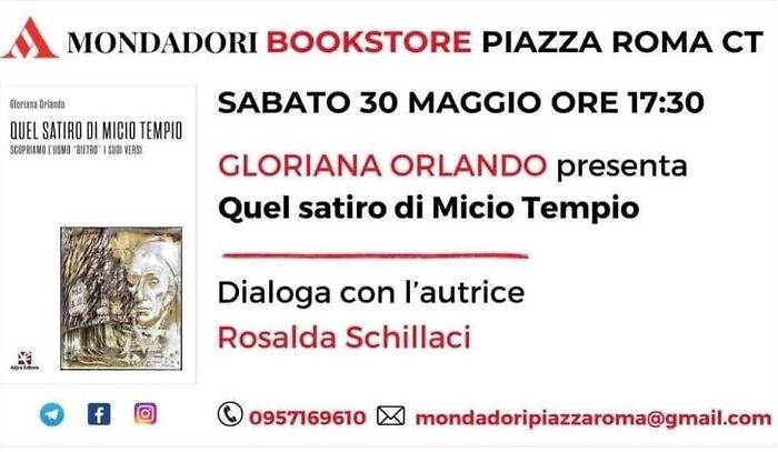 Tra ironia e provocazione: &laquo;Quel satiro di Micio Tempio&raquo; presentato da Gloriana Orlando