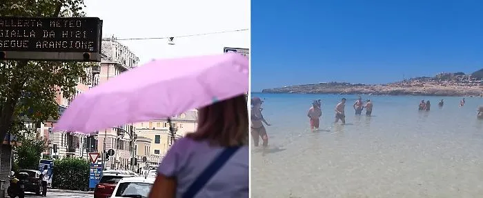 Maltempo al Nord e bagni al mare al Sud: Italia divisa in due dal meteo come nel 1946
