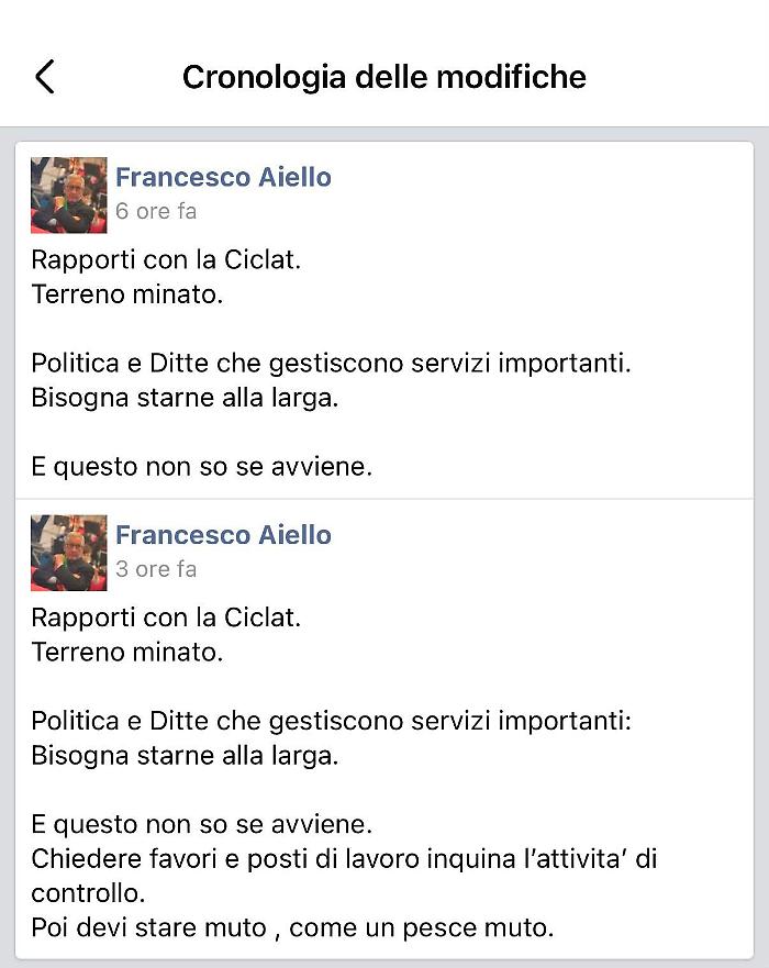 Vittoria, la Roma Costruzioni chiede al sindaco Aiello di non limitarsi a usare i social ma di denunciare i fatti all'Autorit&agrave; giudiziaria