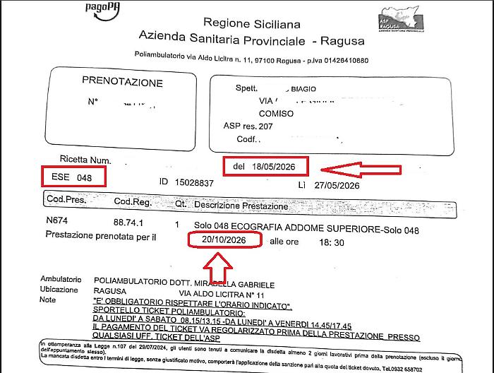 Comiso, i tumori di Biagio e l'attesa per una ecografia