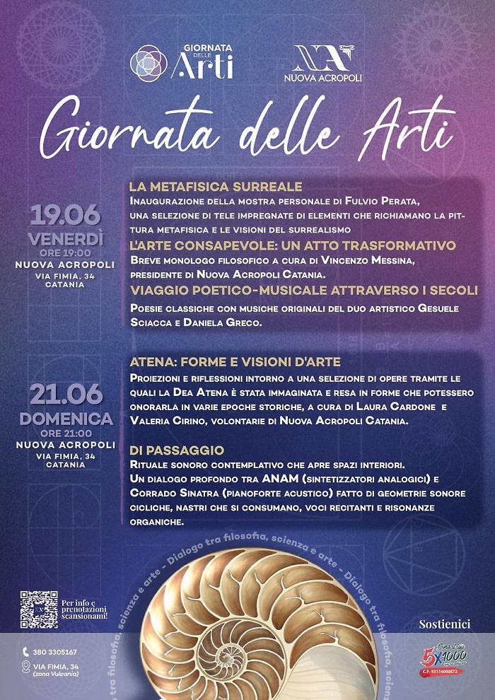 Giornata internazionale delle arti: l'arte come ponte tra filosofia e scienza a Catania