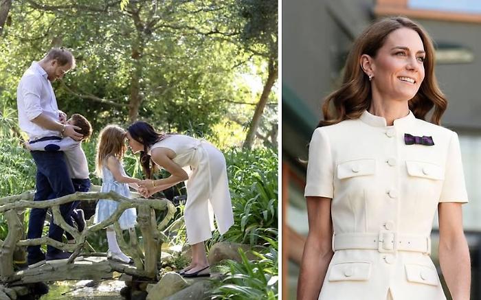 Il ritorno di Harry e Meghan in Inghilterra come un Truman Show con Kate Middleton che storce il naso