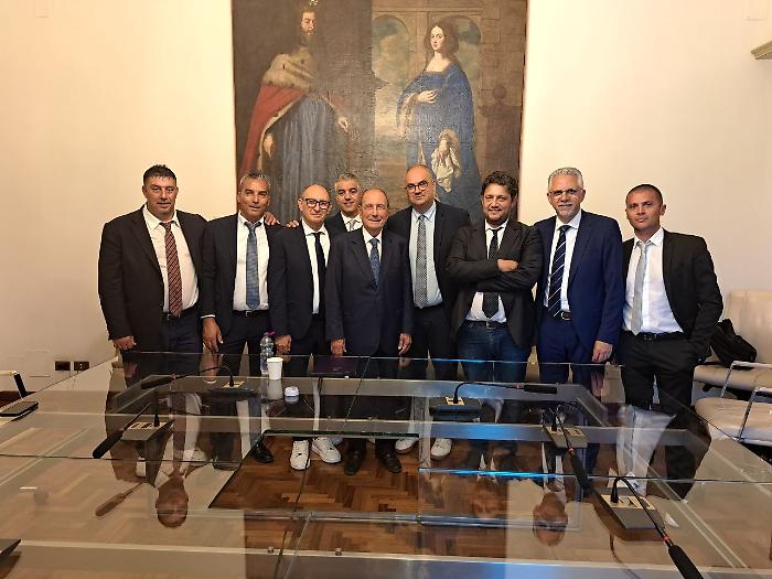 Ispica, il governatore Schifani incontra a palazzo d'Orleans il sindaco e la giunta