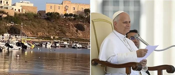 Mobilitazione a Lampedusa per accogliere papa Leone: nave San Giusto e mezzi regionali per personale e sanitari