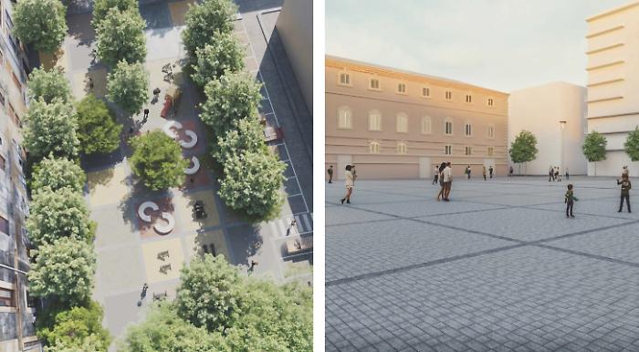 Rifacimento di piazza Majorana, i residenti scrivono al sindaco: &laquo;Che fine faranno le piante?&raquo;