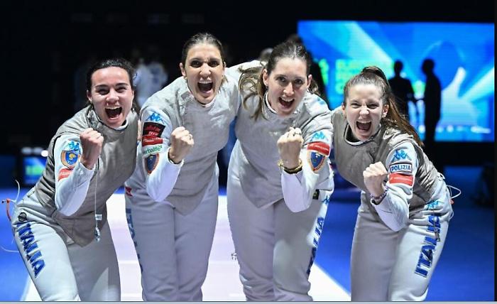 Azzurre imbattibili: quinto oro europeo di fila nel fioretto, Francia ko 45-31 ad Antony