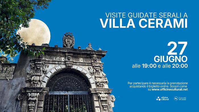 Notte a Villa Cerami: visite guidate tra storia e giardini