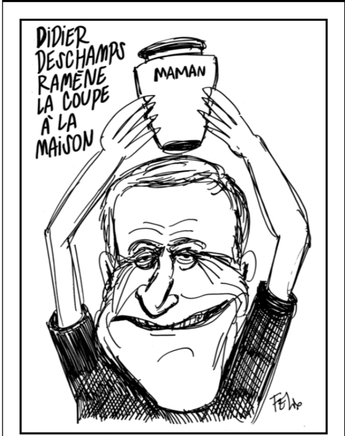 Poco satira, tanto malgusto. La vignetta di Charlie Hebdo sulla defunta madre di Deschamps divide la Francia