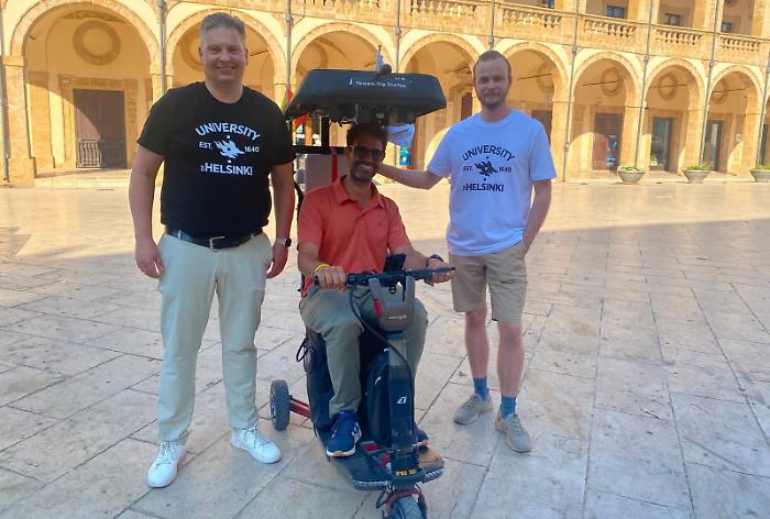 Lo scooter hi-tech dell'Universit&agrave; di Helsinki monitora aria e microclima urbano in un comune siciliano