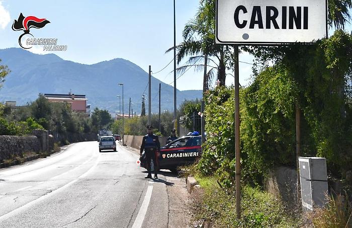 Al setaccio Carini, Isola, Cinisi e Terrasini: un arresto per maltrattamenti in famiglia e quattro denunce per droga ed ebbrezza al volante