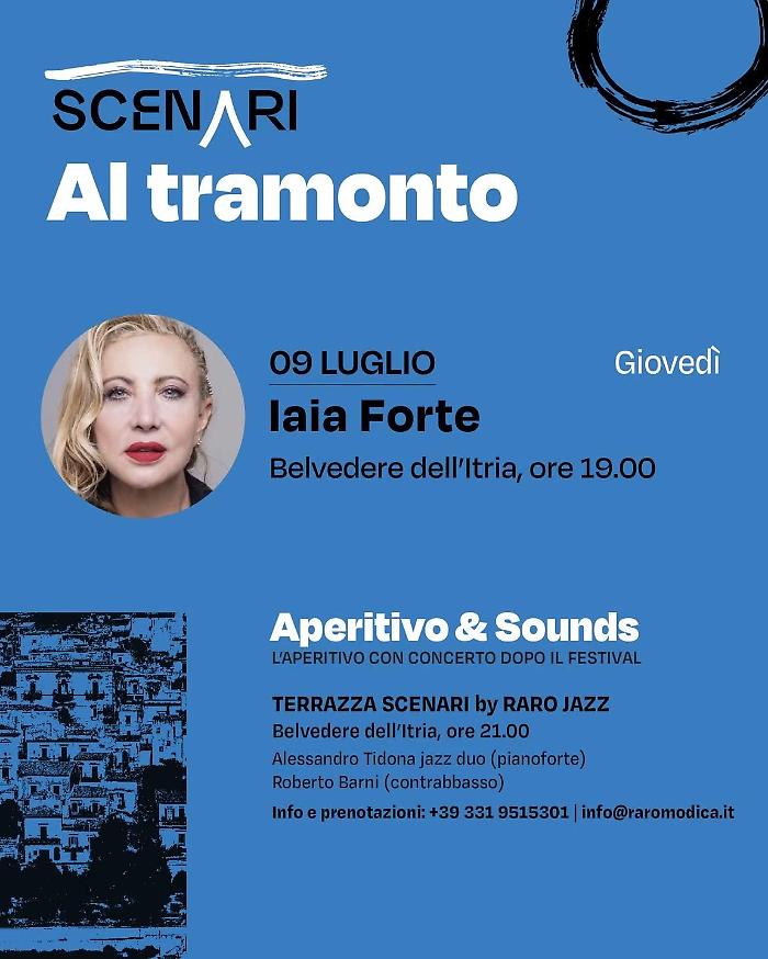 Tramonto, parole e musica: Iaia Forte porta L'Isola di Arturo al Belvedere dell'Idria