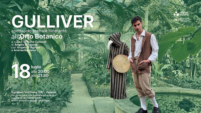 Gulliver tra piante e musica all'orto botanico di Catania