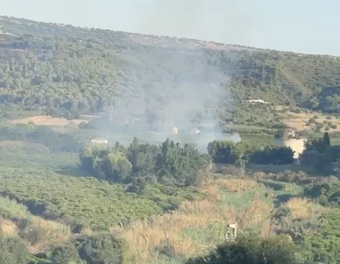 Vittoria, in fiamme la riserva del Pino D'Aleppo