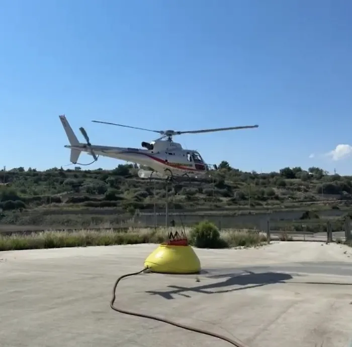 Monterosso, installata una vasca per l'elisoccorso antincendio