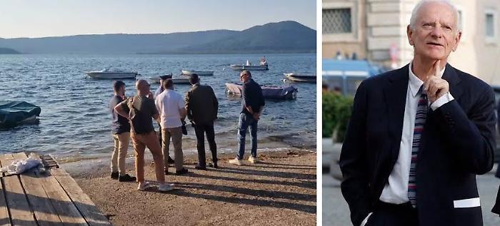 Il marito della ministra Roccella resta disperso nel lago di Vico: sommozzatori, sonar e robot continuano a cercarlo