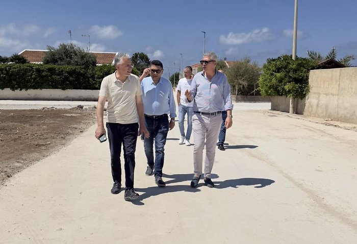 Santa Croce e Scicli, sopralluoghi di Abbate per verificare lo stato di avanzamento dei progetti