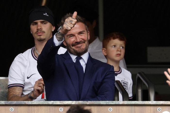David Beckham, la star che ha conquistato l'America: dal caff&egrave; mattutino alla tribuna dei mondiali