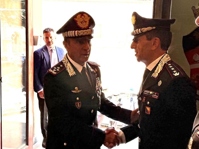 Il comandante generale dei Carabinieri a Palermo: l'incontro con i militari che hanno condotto l'operazione antimafia