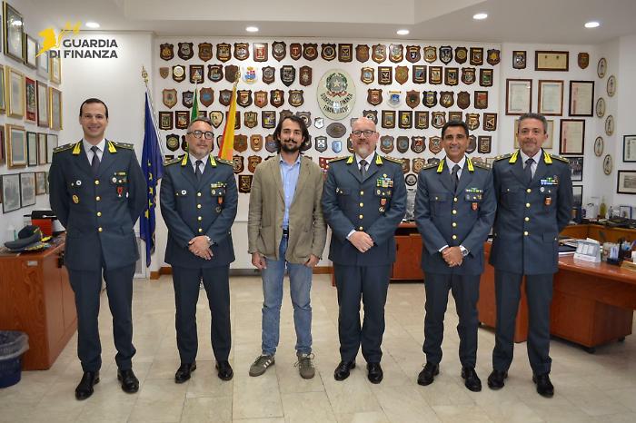 Agrigento, legalit&agrave; e sinergia istituzionale: il sindaco Sodano in visita al Comando della Guardia di finanza