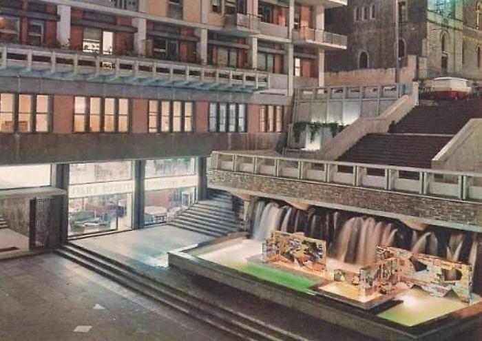 La fontana di Largo Paisiello com'era un tempo