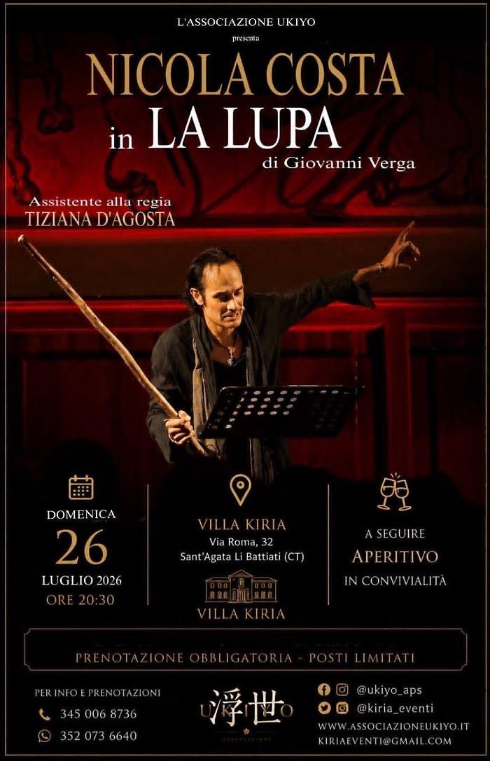 La Lupa secondo Nicola Costa: una voce contemporanea per il capolavoro di Verga