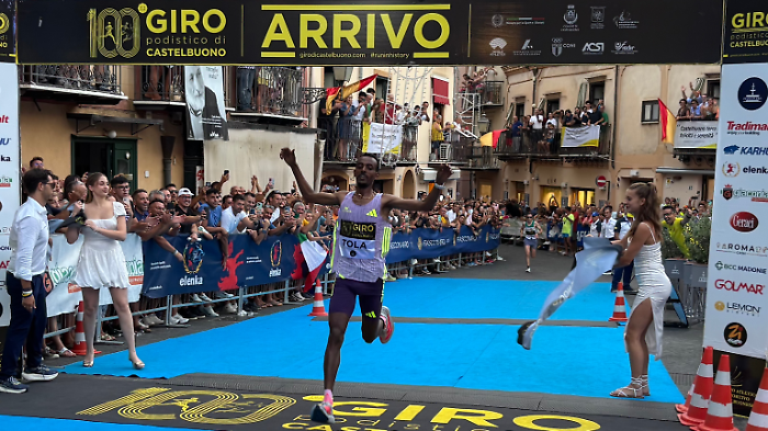 Atletica: il Giro di Castelbuono torna a parlare africano, trionfa Tola battuto Crippa