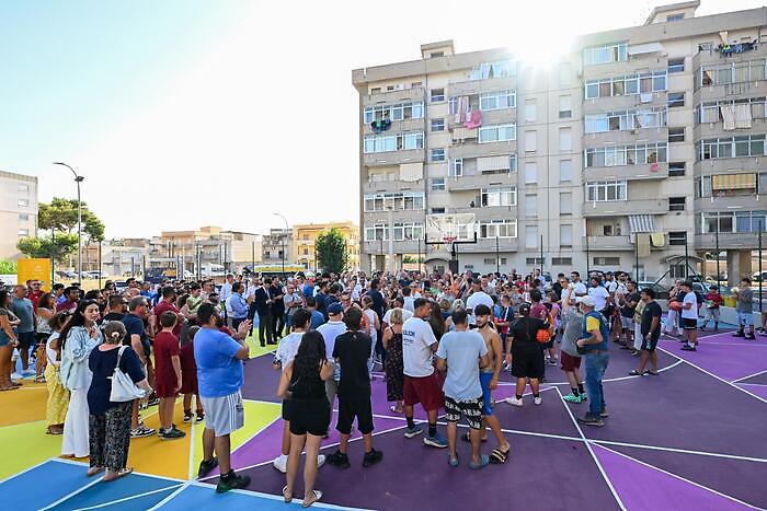 Da piazza di spaccio a piazza di futuro:  un quartiere di Trapani trasformato con sport e gioco