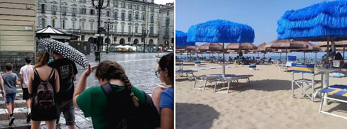 Breve tregua temporalesca, poi rimonta il caldo record per la settimana di Ferragosto
