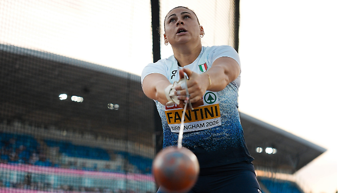Atletica: quinto podio azzurro agli Europei, Sara Fantini d'argento nel martello