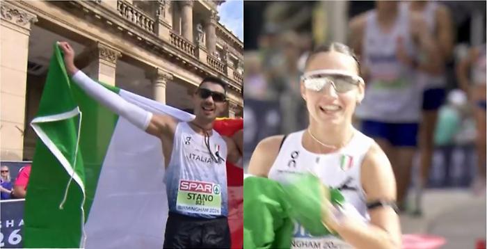 la marcia trionfale dell&rsquo;Italia, arrivano anche i due ori di Silvia Fiorini e Massimo Stano