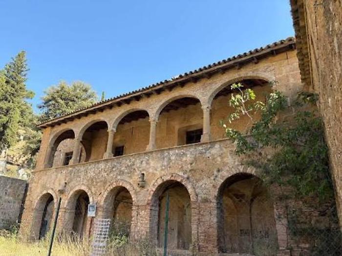 Crollo al complesso di Santa Maria di Ges&ugrave; a Piazza Armerina