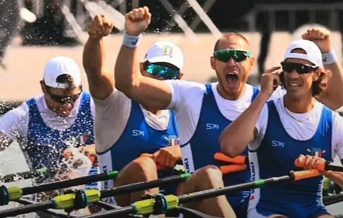 L'Italia campione del mondo nel quattro di coppia: oro ad Amsterdam con una rimonta da brivido, dedicato a Mondelli