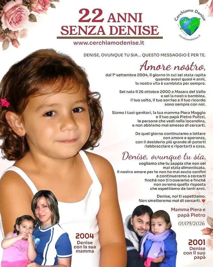 Scomparsa Denise, l'accorato appello dei genitori: "Non smetteremo mai di cercarti"