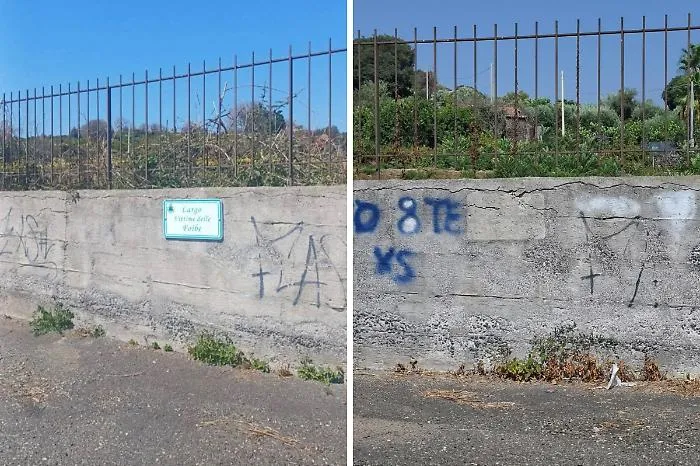Aci Catena, &egrave; sparita la targa del largo "Vittime delle foibe"