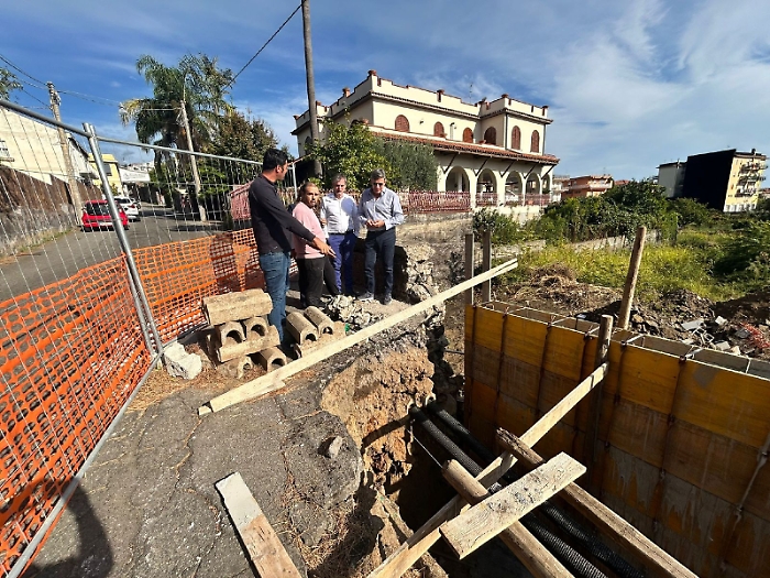 Via Musumeci, avviata la messa in sicurezza del muro crollato 7 anni fa